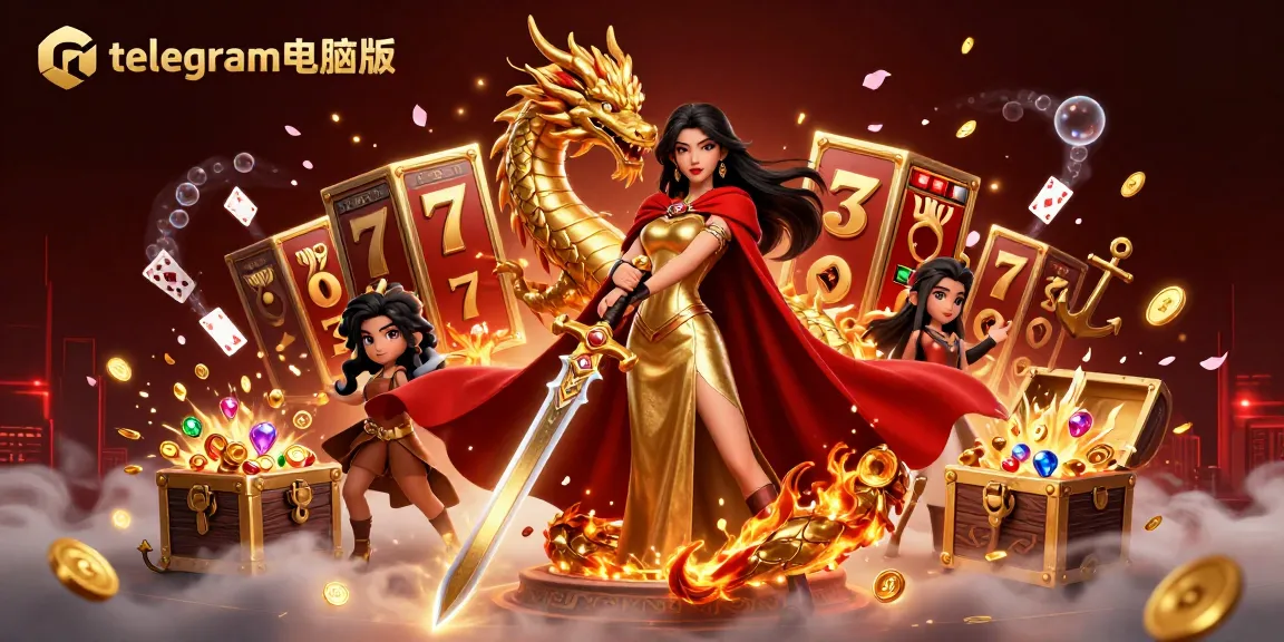 作为勇士女王在黄金和宝藏中与telegram电脑版一起畅玩刺激的老虎机游戏!