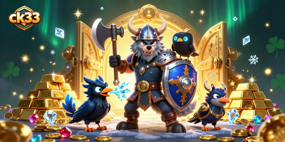Experience exciting gameplay at ck33 with vibrant gems and gold treasures in dramatic casino setting.