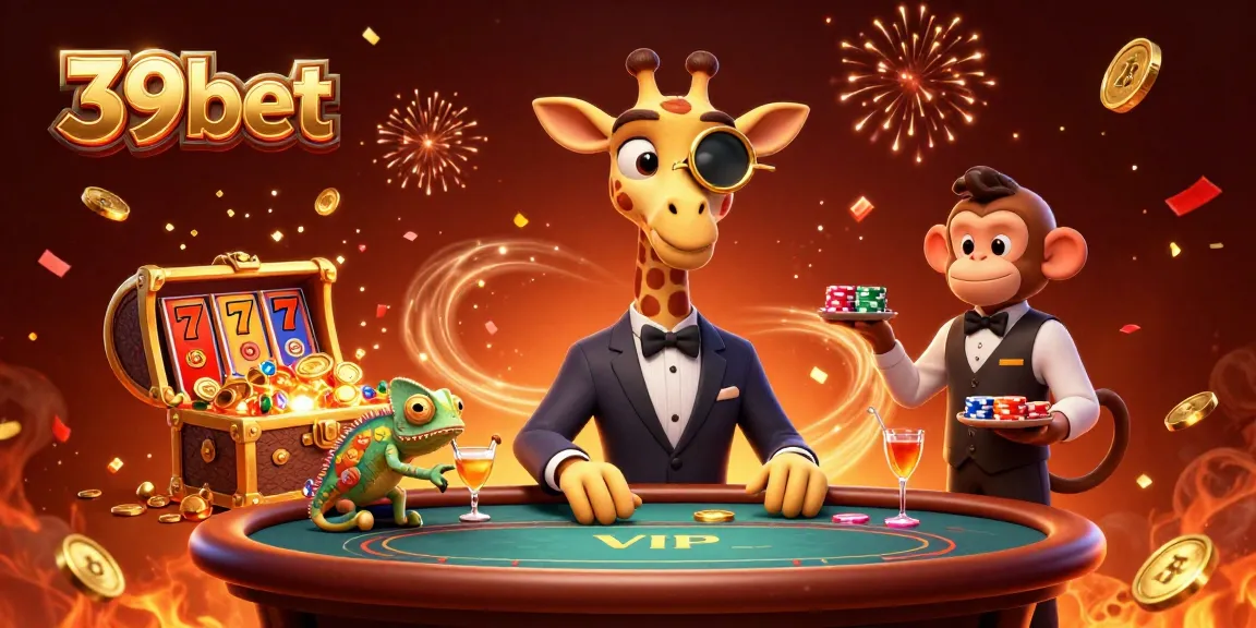 Join the excitement at 39bet with a thrilling poker scene, showcasing vibrant casino elements.