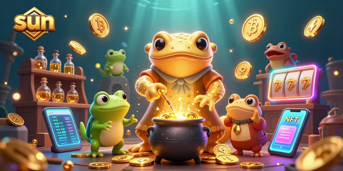 Experience the thrilling sun-themed casino world where characters transmute gold and crypto elements intertwine!