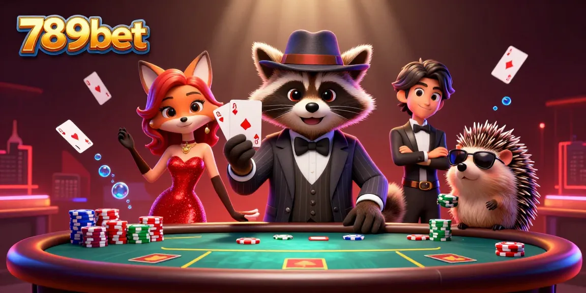 Experience the excitement of 789bet with our casino illustration featuring characters and vibrant gaming elements.