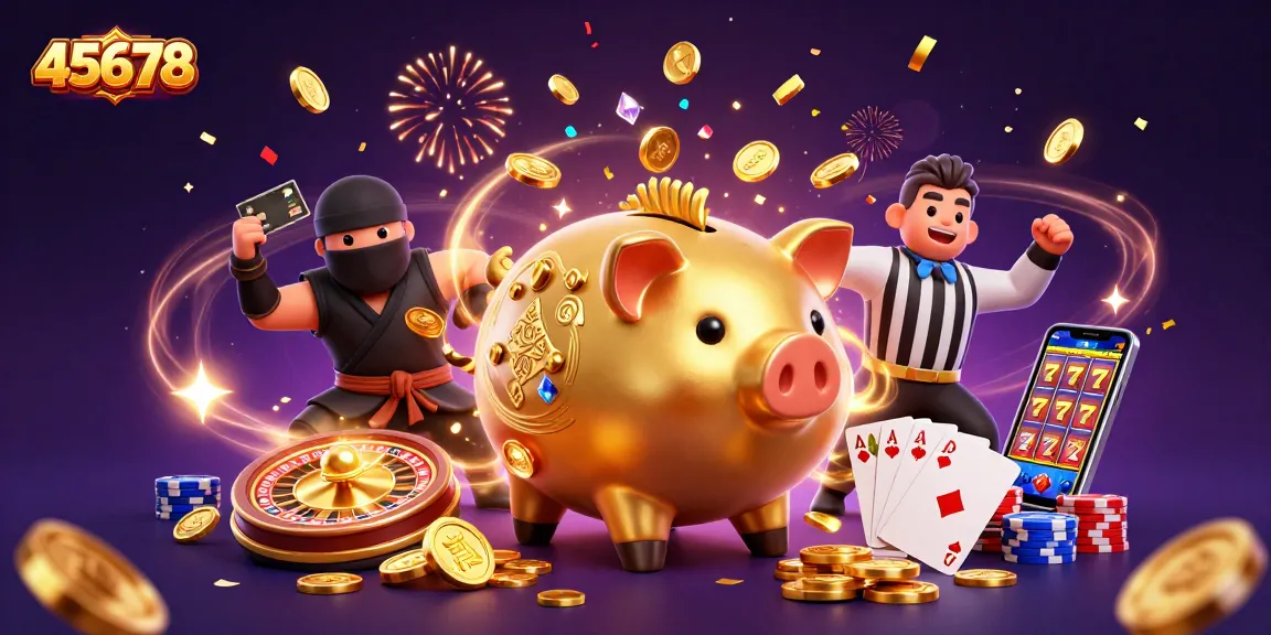 Experience thrilling slots and jackpots at 45678 with mesmerizing golden visuals and dynamic gameplay.