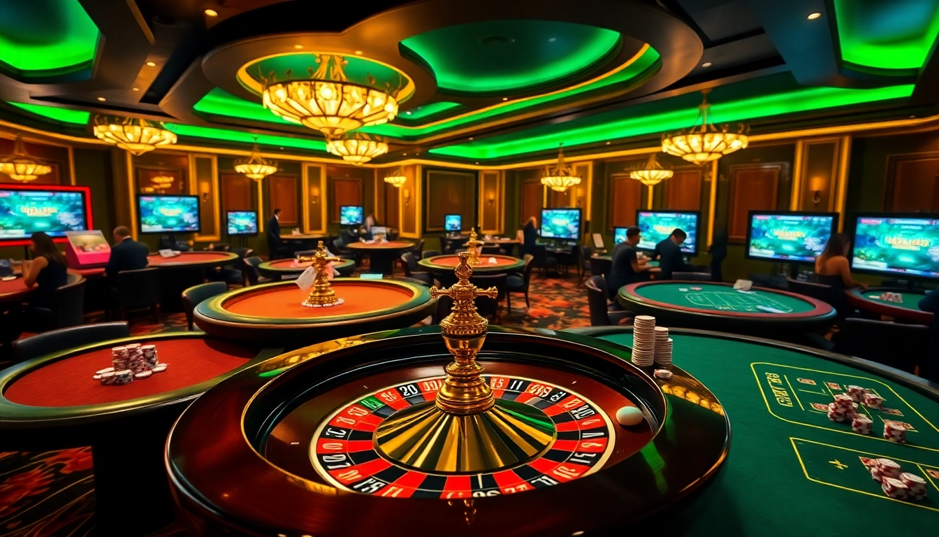 Experience high-stakes action at U888 casino with luxurious gaming tables and poker chips.